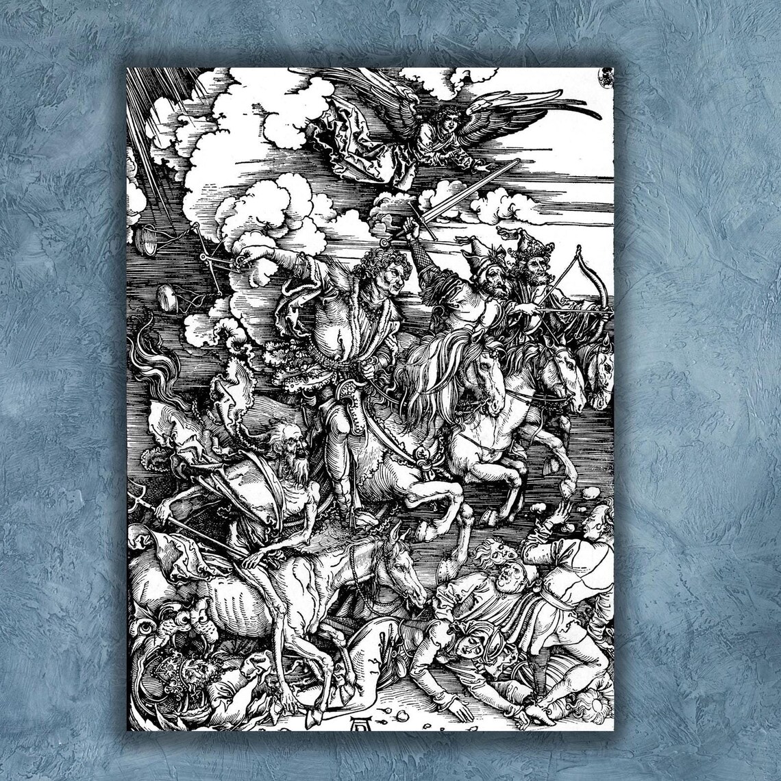 Albrecht Durer Four Horsemen Of The Apocalypse Woodcut Art Poster