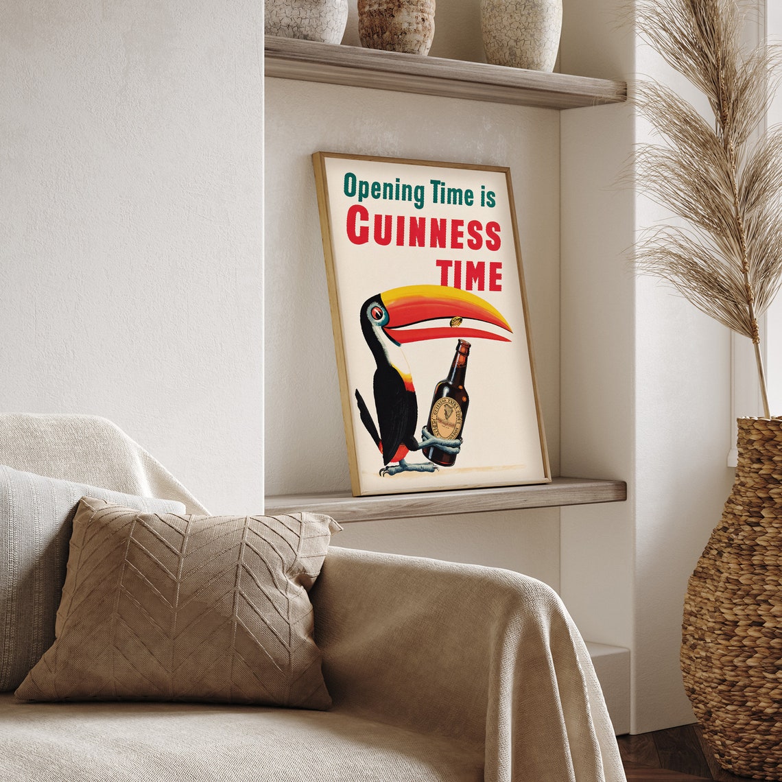 Guinness Vintage Ad Poster, Home Decor - Image 2