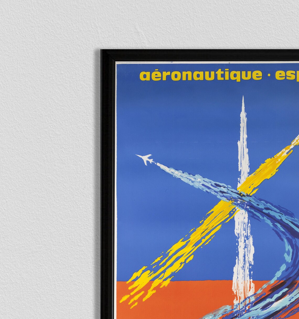 Vintage Rocketship Space Travel Travel Poster - Image 2