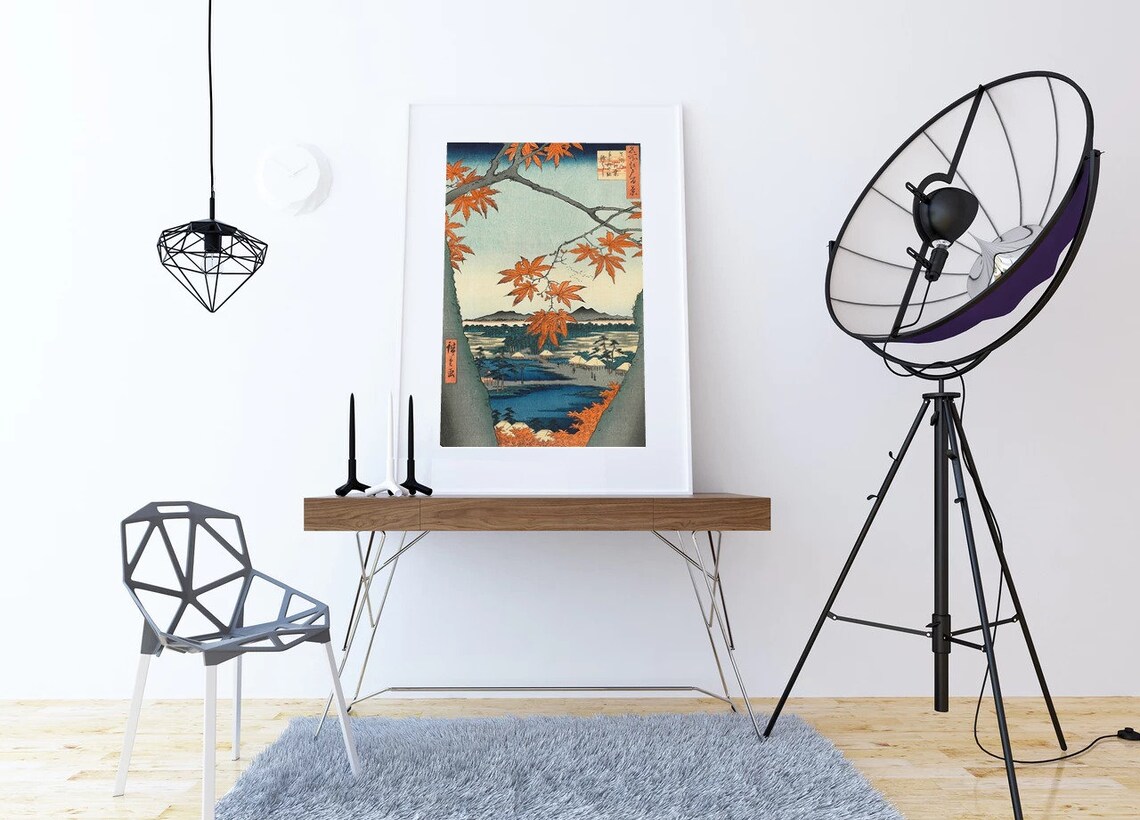 Great Wave Japan Wood Block Art Print, Vintage - Image 2
