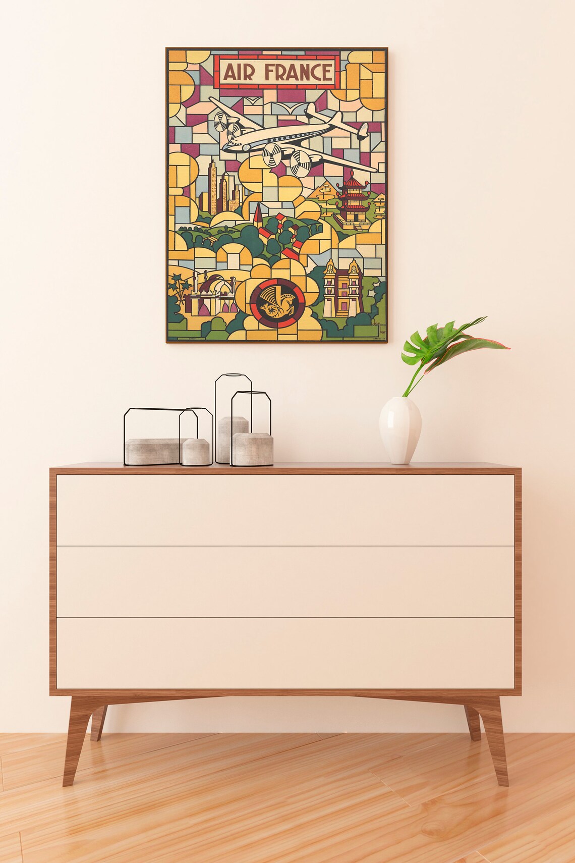 Paris Travel Poster, Arc De Triomphe France Decor - Image 2