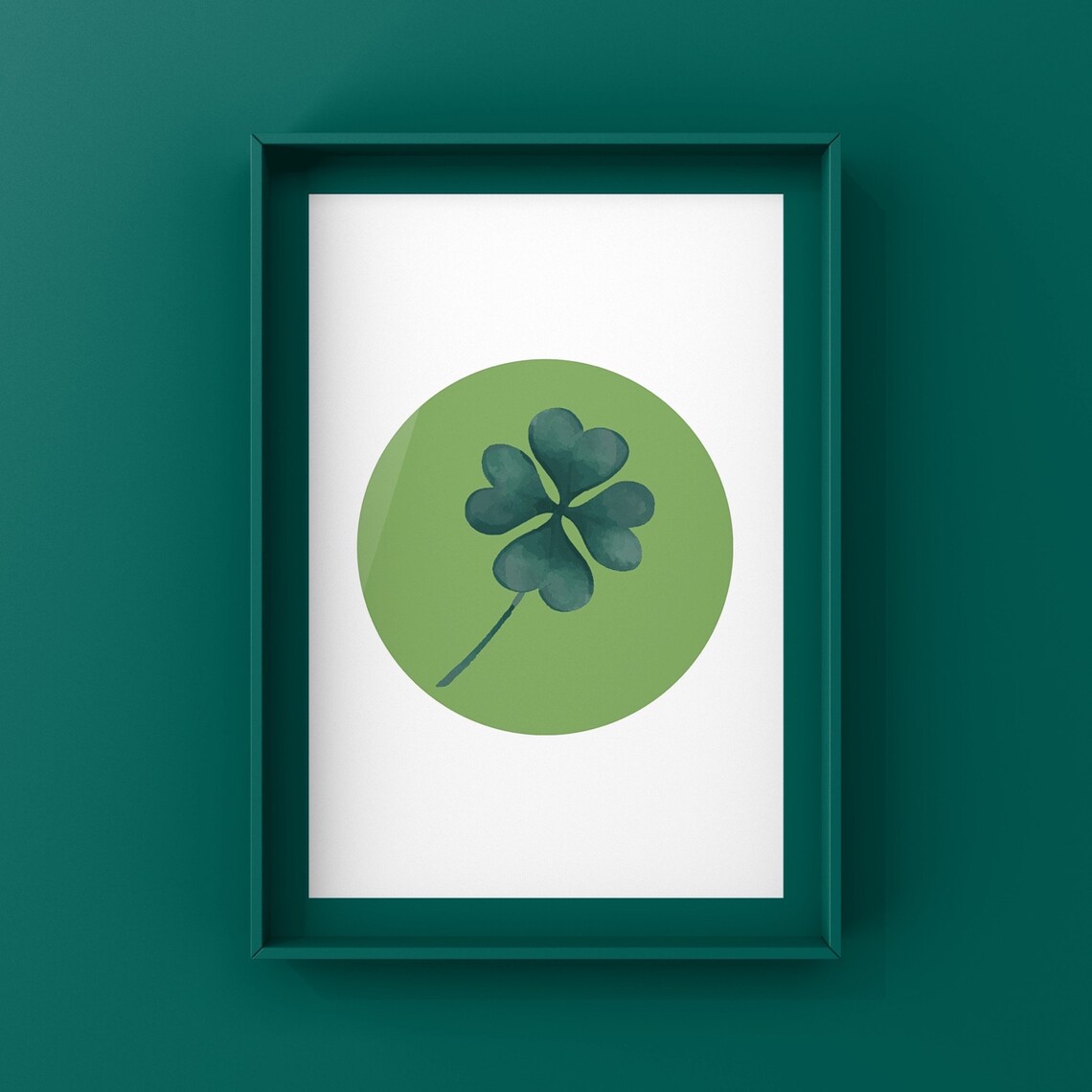 Shamrock Art Print, St Patricks Wall Decor - Image 3