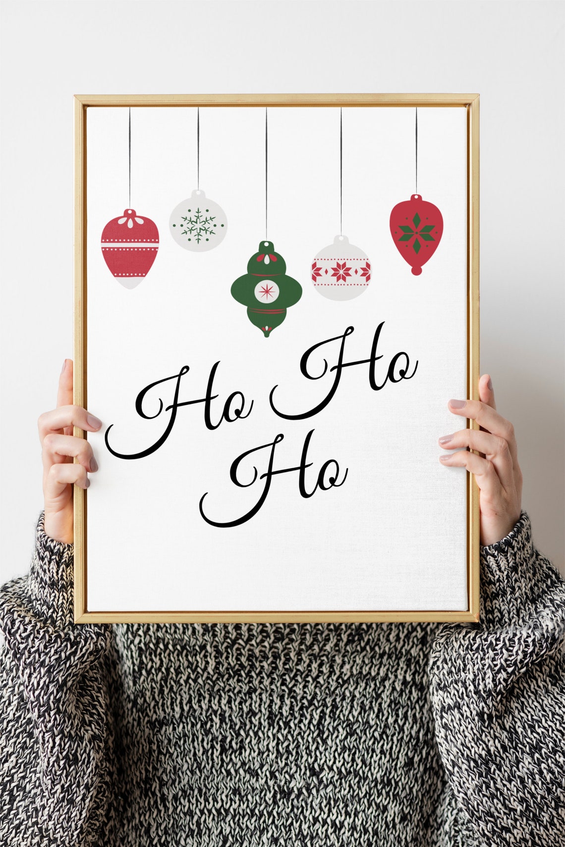 Hohoho Christmas, Cozy Minimalist Decor - Image 2
