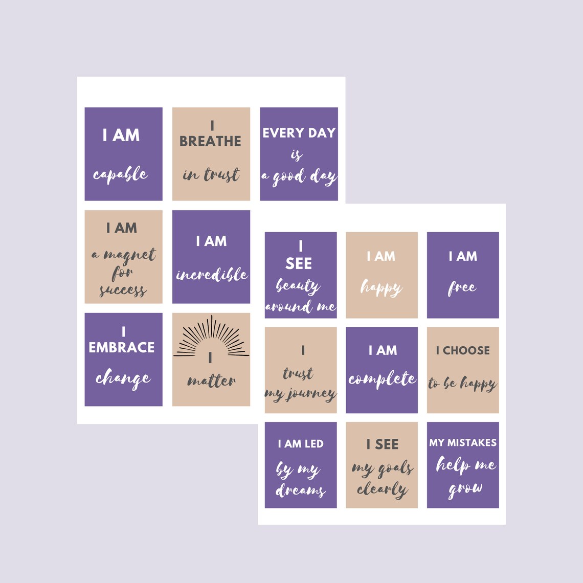 Positive Affirmation Cards, Motivation and Inspiration Deck - Image 2