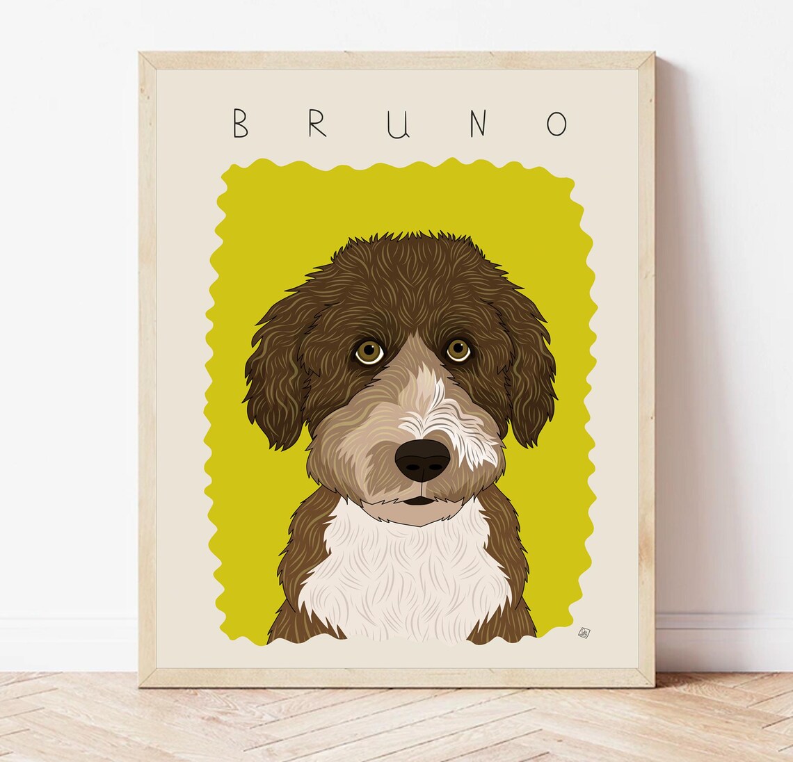 Funny Pet Portrait Custom Pet Art Print Unique Dog Portrait Fun Dog Art Minimalist Pet Poster Modern Dog Portraits Gift For Pet Owners - Image 5