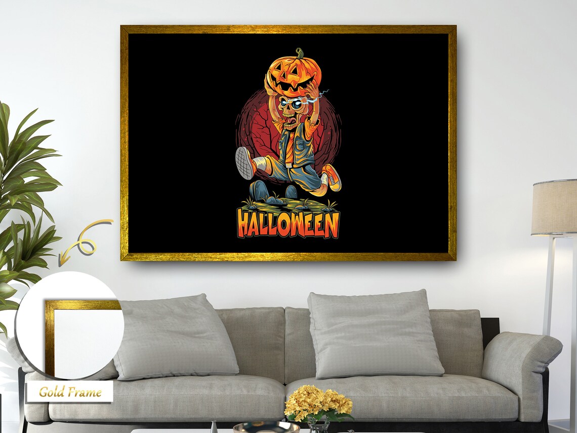 Halloween Zombie, The Undead Awakening Art Print