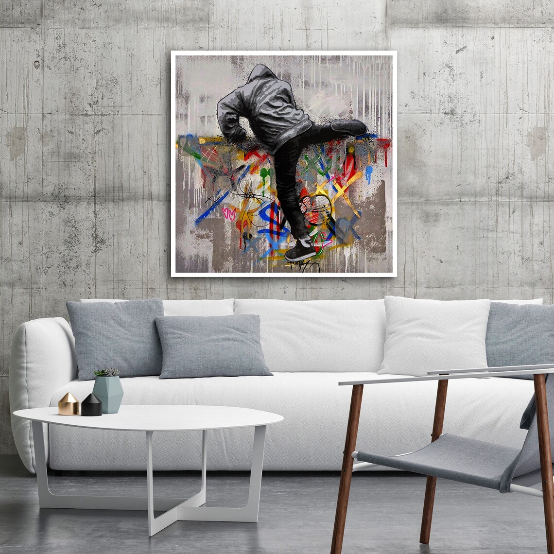 Dynamic Graffiti Urban Street Dancer, Unique Gift - Image 2
