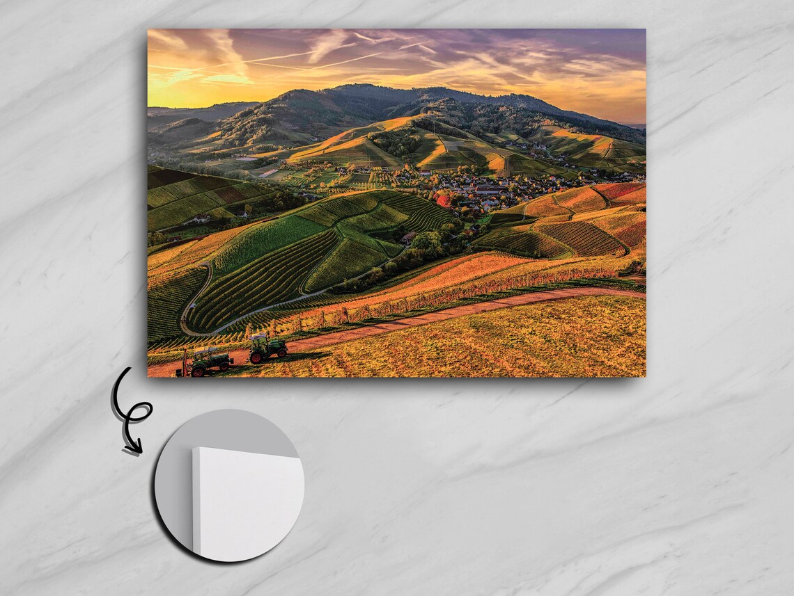 Mountain Village Landscape, Tranquil Scenic Scene - Image 5