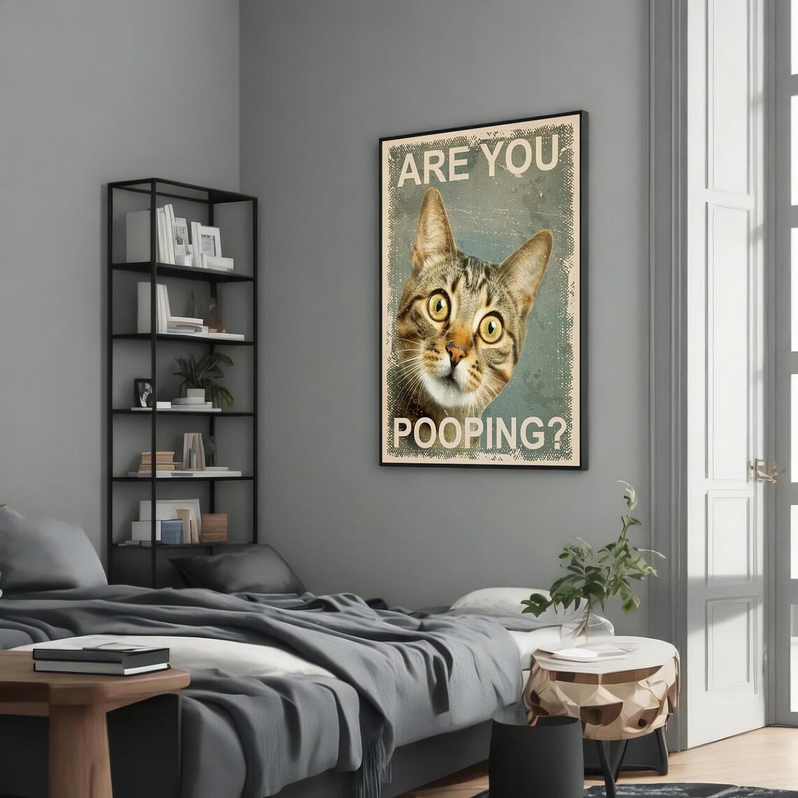 Lovely Cat Portrait, Nature Pet Art Print - Image 4