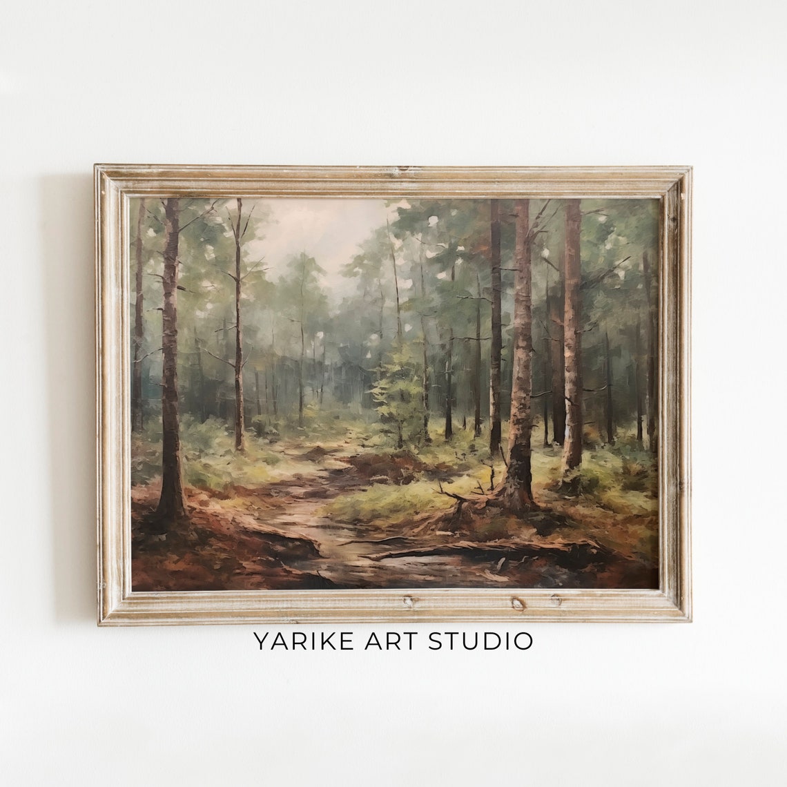 Rustic Forest Print Country Forest Art Antique Landscape Art Vintage Fall Prints Yarike 87 Ai