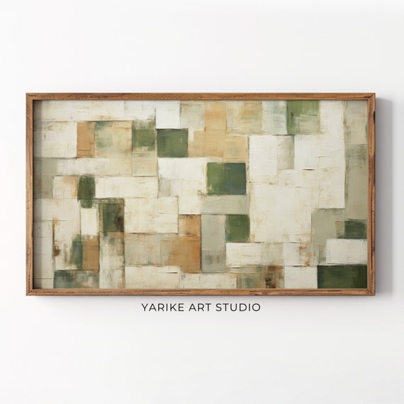 Modern Abstract Frame Tv Art Farmhouse Living Room Decor Frame Tv Art 158 Tv
