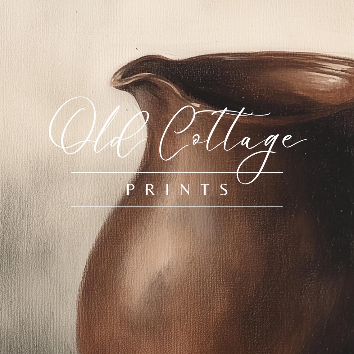 Rustic Clay Pitcher Still Life Moody Farmhouse Kitchen Art Print - Image 2