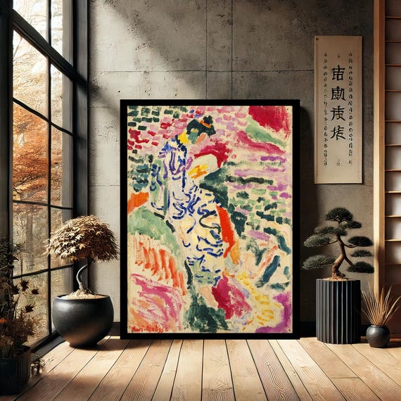 Henri Matisse Painting Canvas Wall Art Modern Print