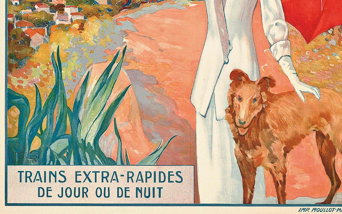Vintage Travel Poster, French Riviera Art Print - Image 2