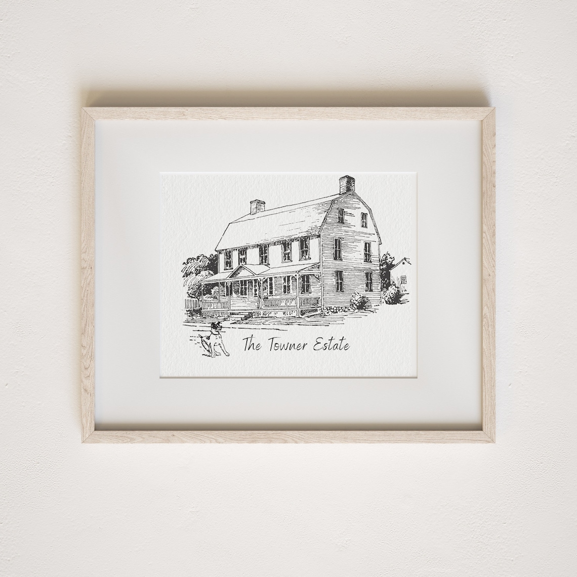 Custom House Sketch Print, House Portrait Art Print - Image 3