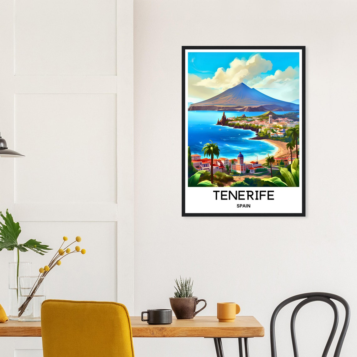 Tenerife Travel Poster Tenerife Travel Print Tenerife Spain Print Tenerife Lover Gift Tenerife Travel Gift Tenerife Print Tenerife Wall Art - Image 3
