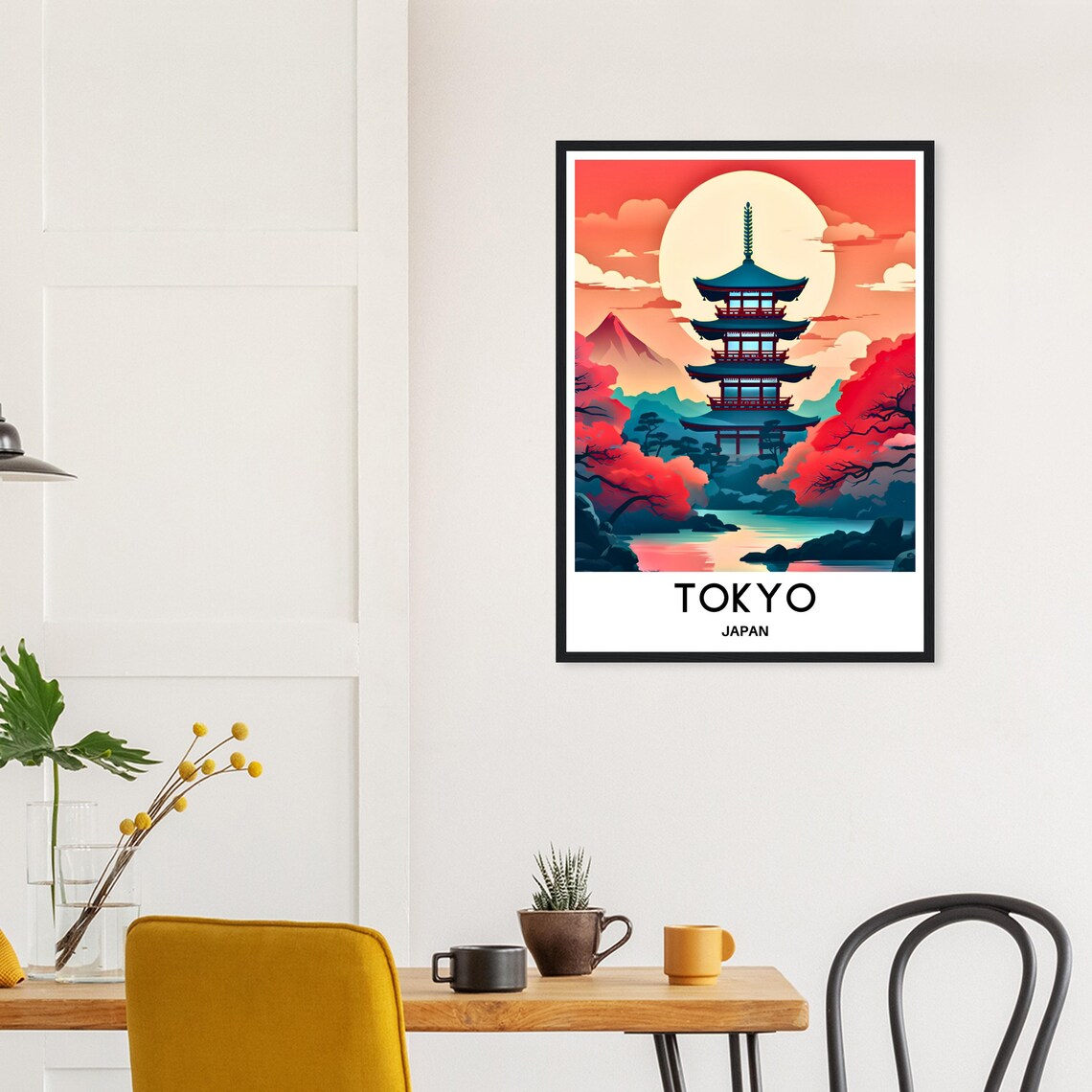 Tokyo Travel Poster, Japanese City Art Print - Image 2