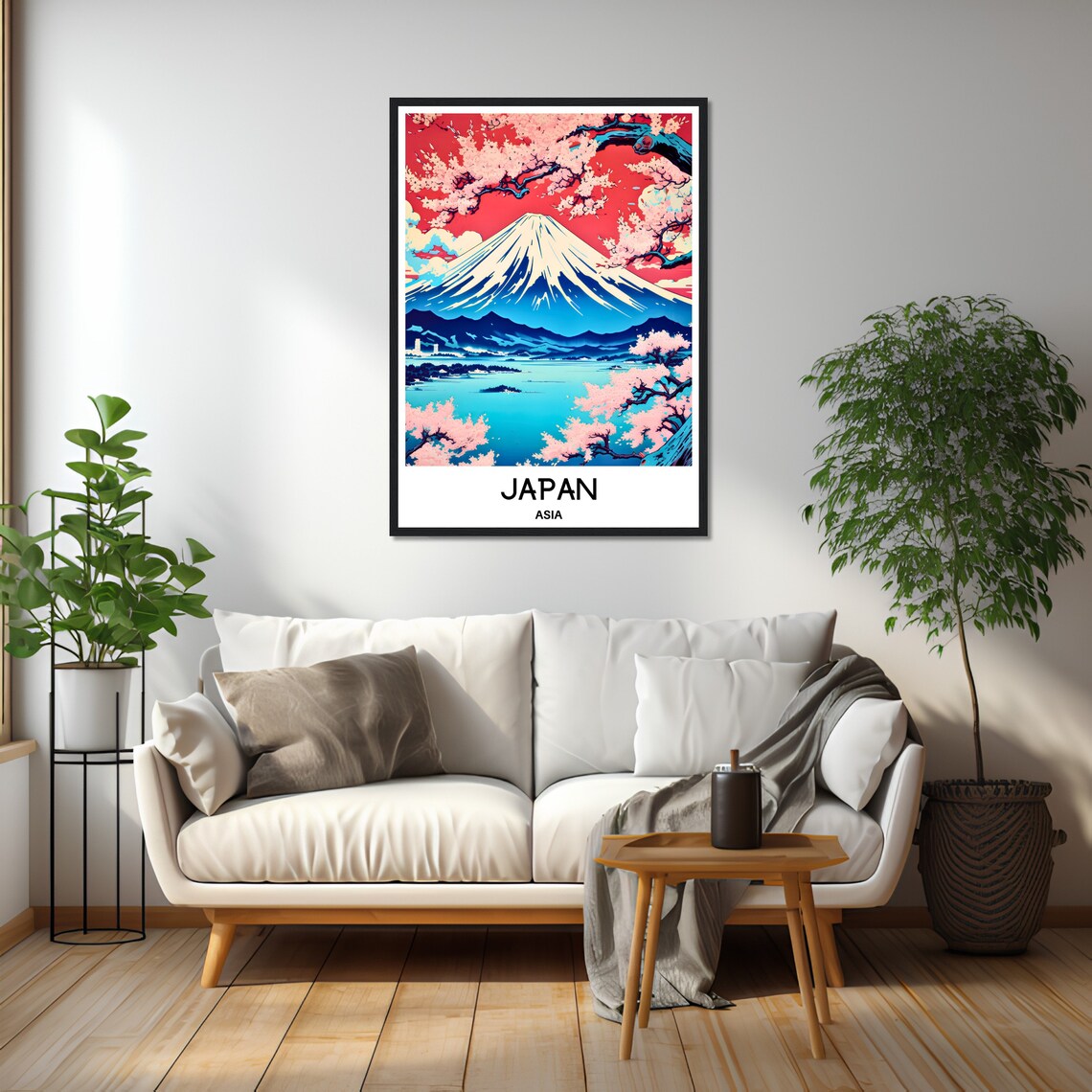 Japan Travel Print Japan Travel Poster Japanese Art Print Japan Lover Gift Wall Hanging Art Home Office Desk Decor Japan Illustration - Image 2