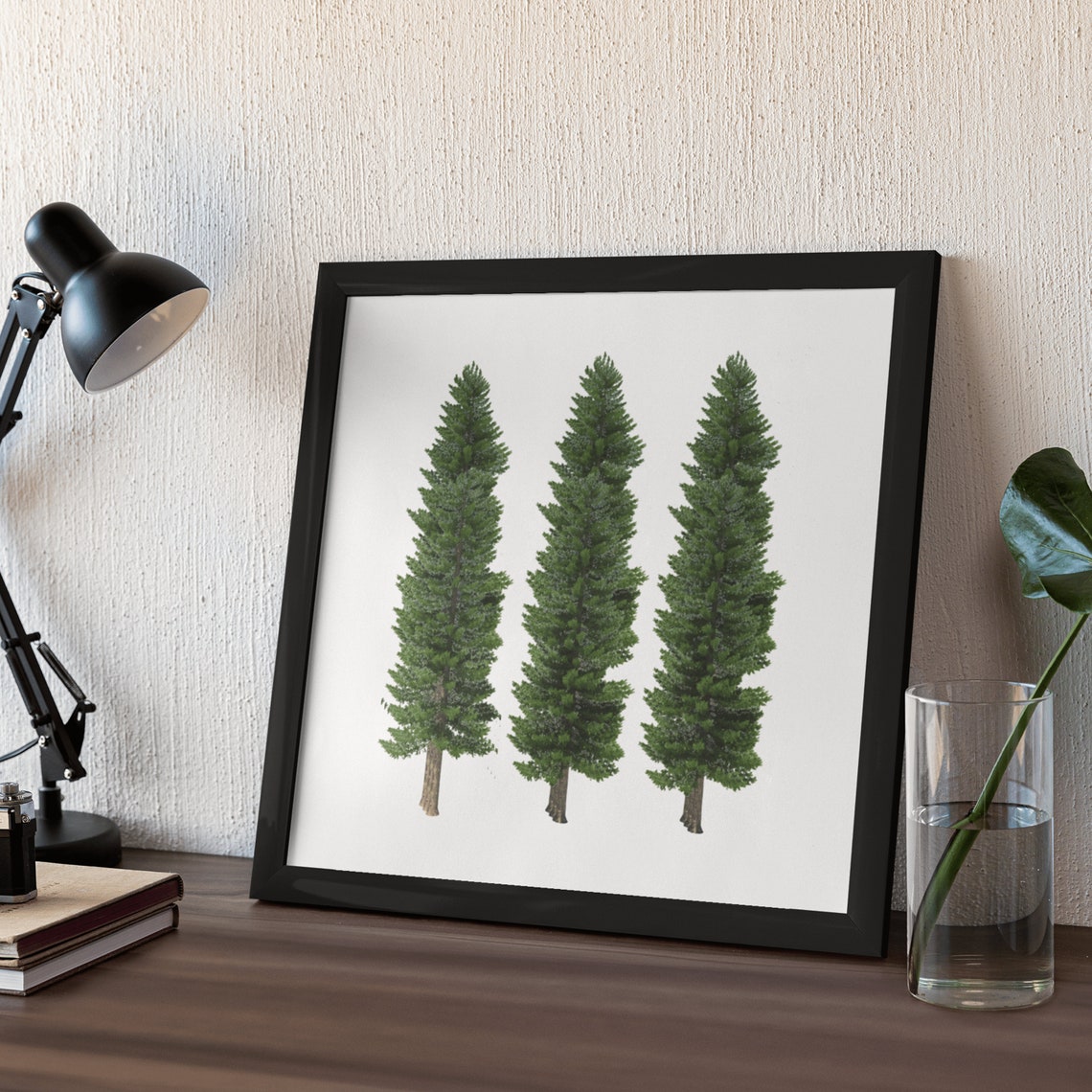 Pine Tree Print Woodland Nursery Decor Forest Nursery Wall Art - Image 6