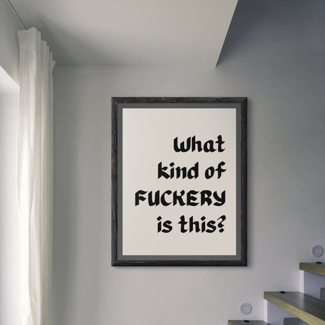What Kind of Fuckery Funny Quote Office Humor Coworker Wall Poster - Image 8