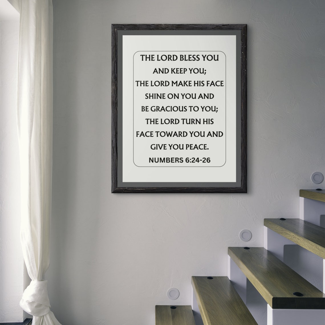 The Lord Bless You And Keep You Numbers 624 26 Bible Scripture Poster - Image 3