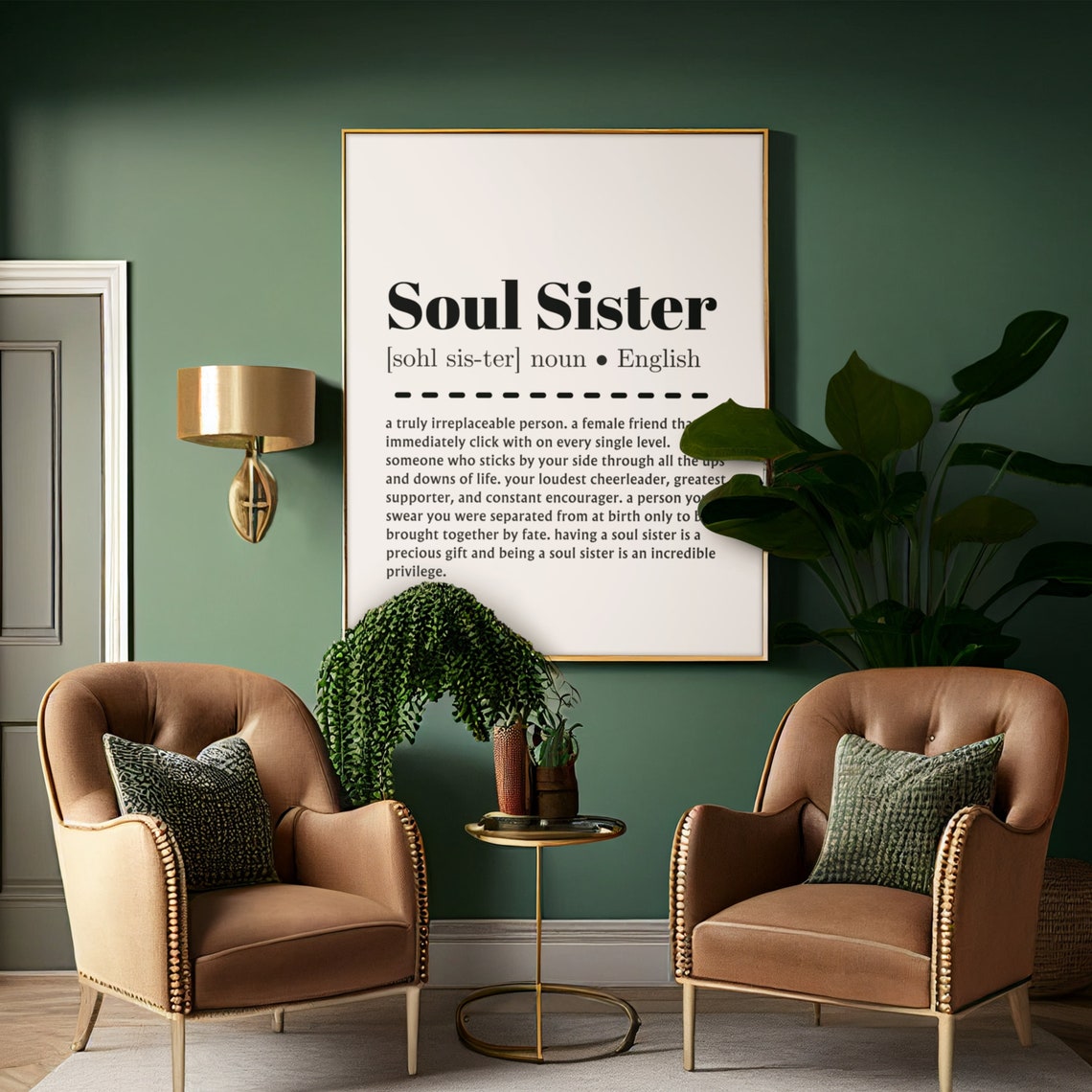 Soul Sister Definition Bestie Gift Soul Sister Print Bestie Birthday Gift Friendship Gifts Gifts For Her Bday Gifts - Image 9