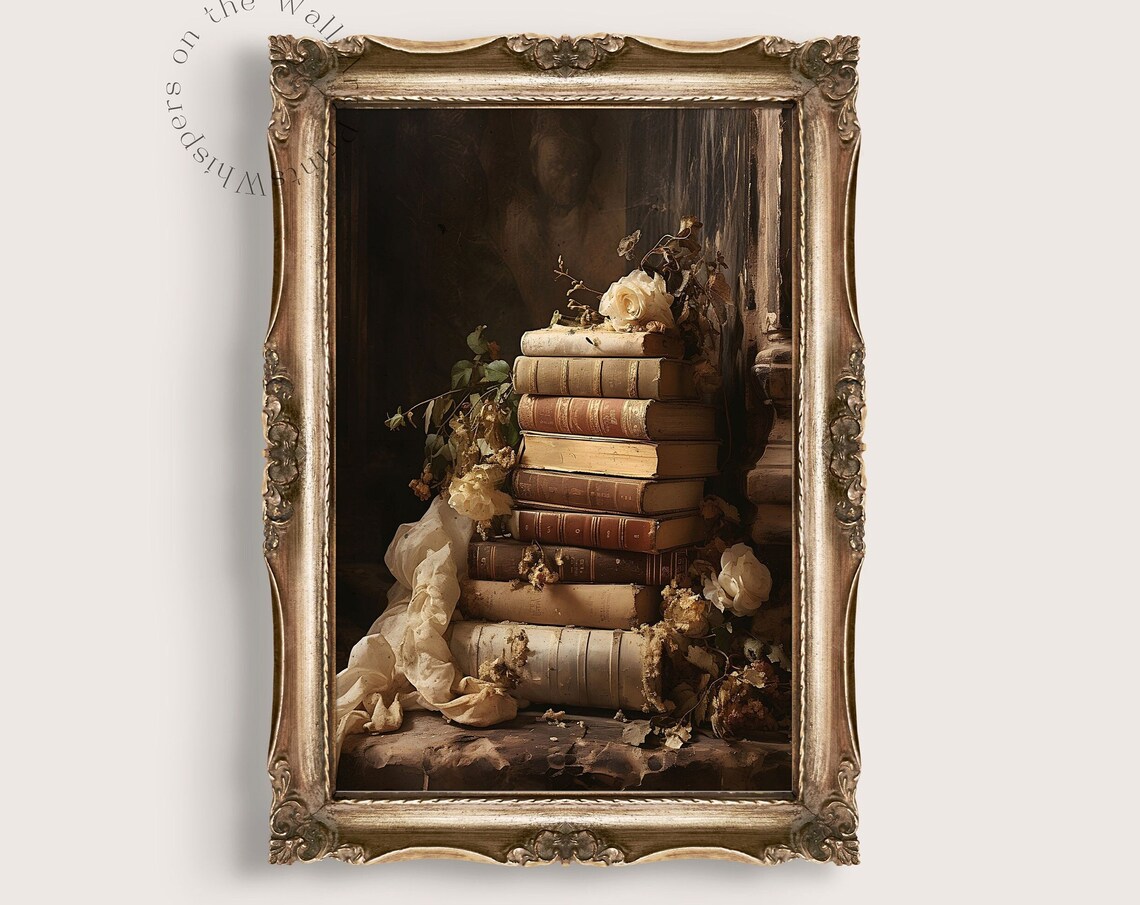 Smut Readers Dark Academia Still Life Art Print