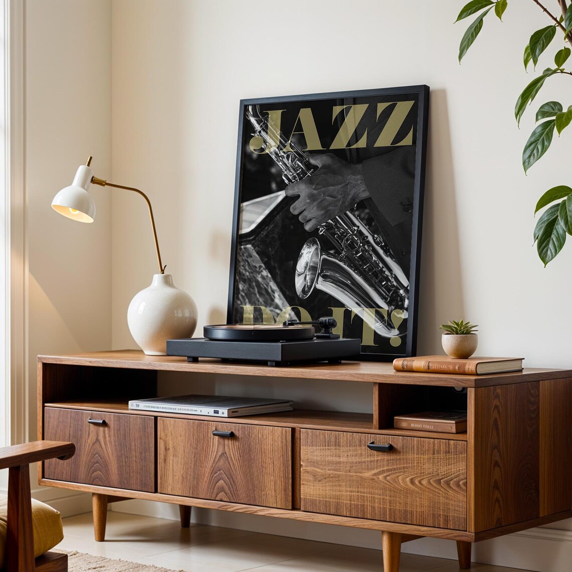 Jazz Do It For Music And Art Lovers, Modern Print - Image 3