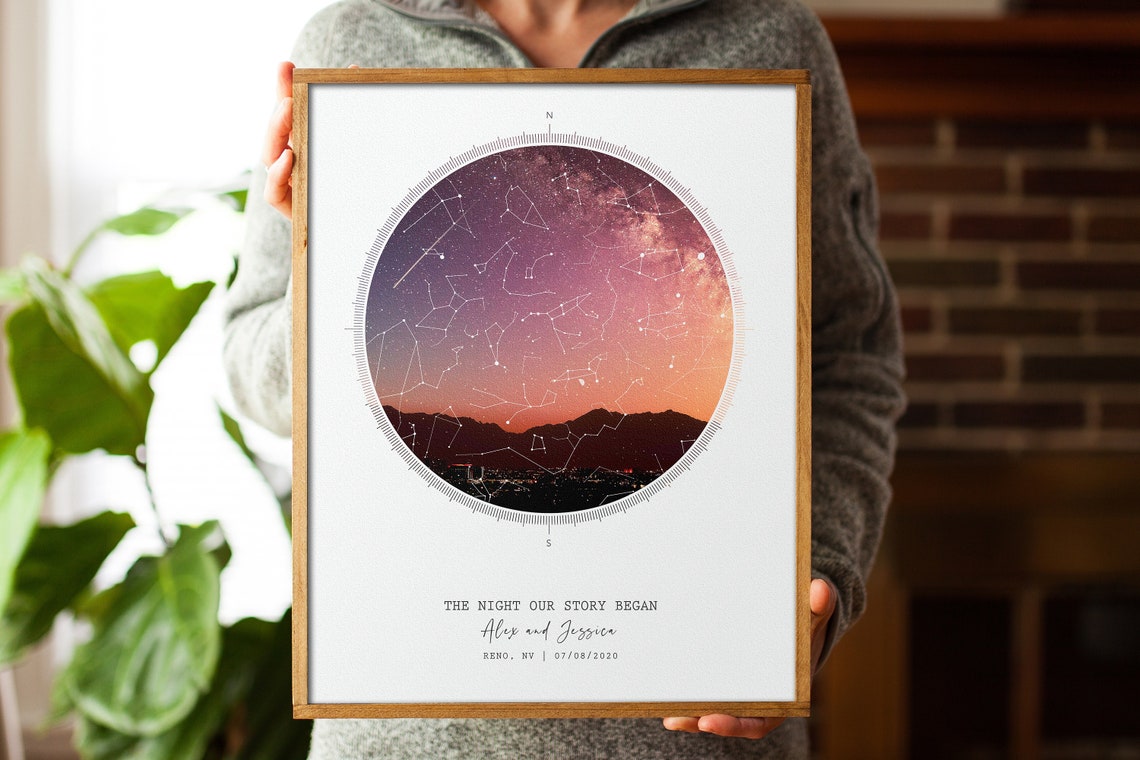 Custom Constellation Star Map Night Sky Art Print - Image 5