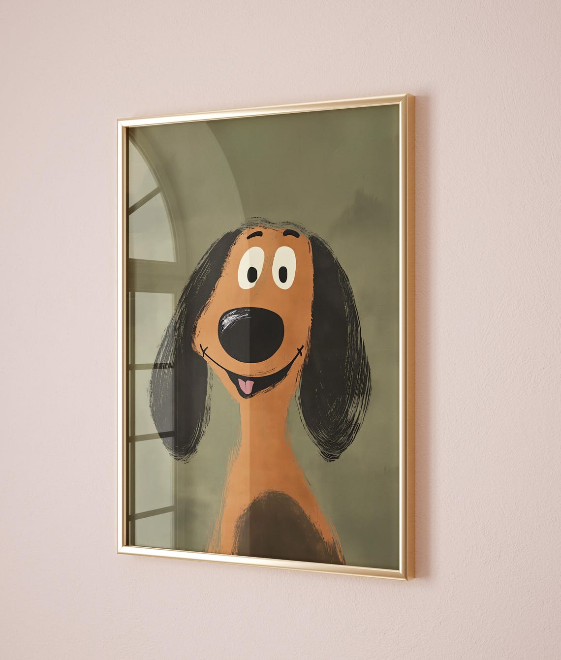 Cute Dog Wall Art Puppy Nursery Decor Kids Room Animal Print Playroom Dog Poster Boys Room Dog Art Gender Neutral Dog Wall Decor