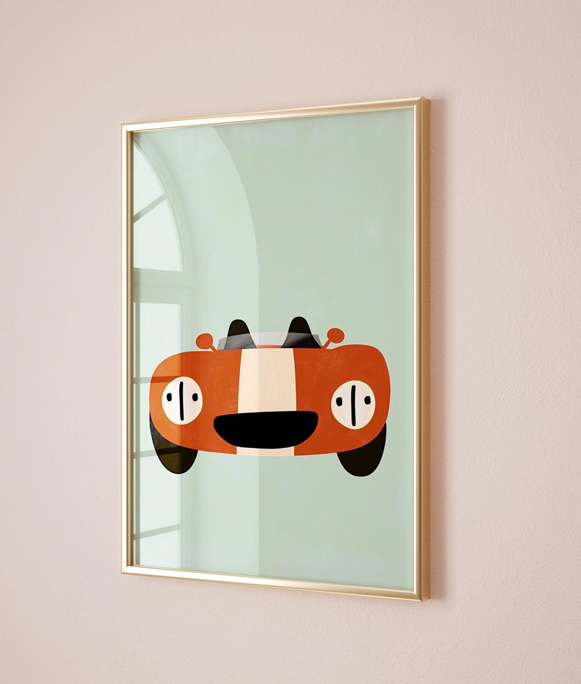 Vintage Race Car Print Boys Room Wall Art Kids Vehicle Decor Car Theme Nursery Eclectic Decor - Image 2