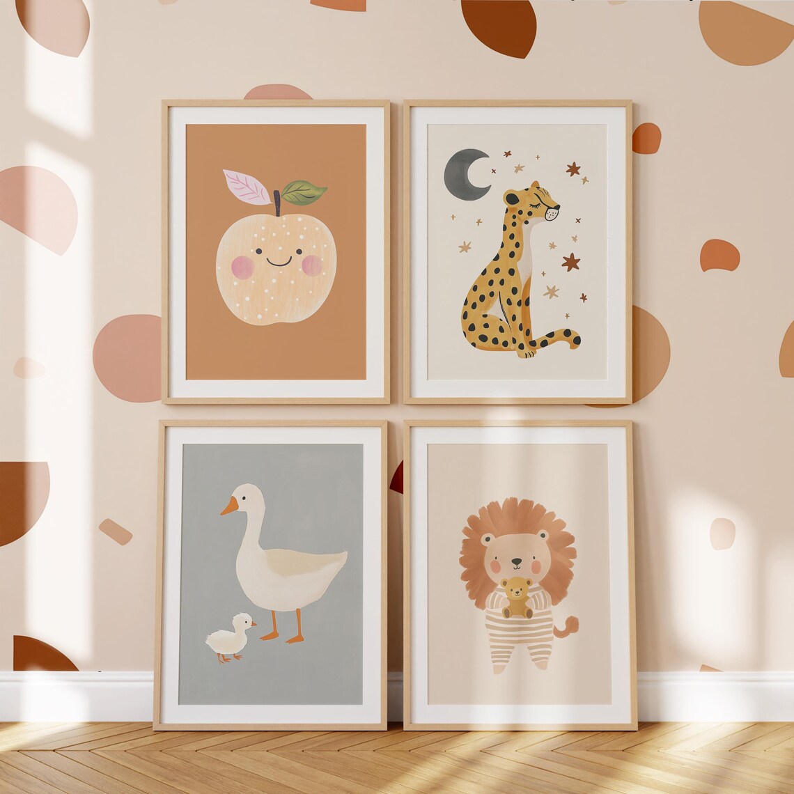 Kids Room Prints Girl Bundle Of 100 Pink Wall Prints Toddler Room Art Girls Nursery Wall Art Playful Animal Prints - Image 4