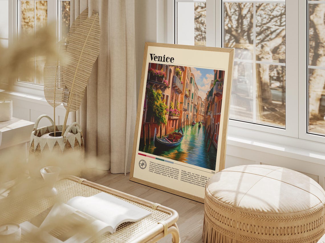 Venice Italy Travel Print Venice Travel Art Wall Decor Home Decor Wall Art City Travel Poster Gifts Italy Poster Italy Travel Print - Image 6