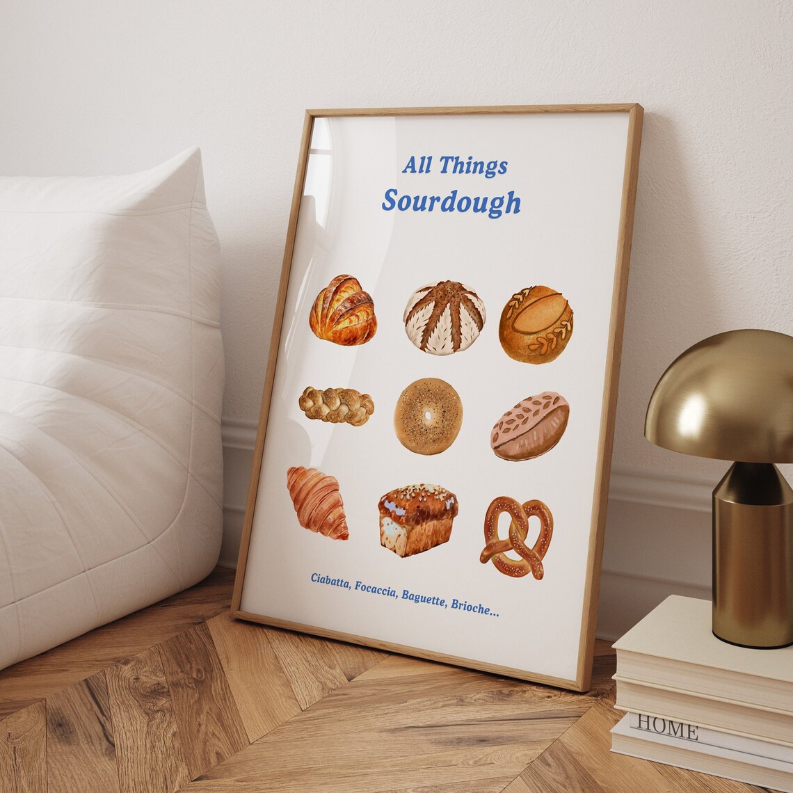 Sourdough Bread Print, Funny Kitchen Decor