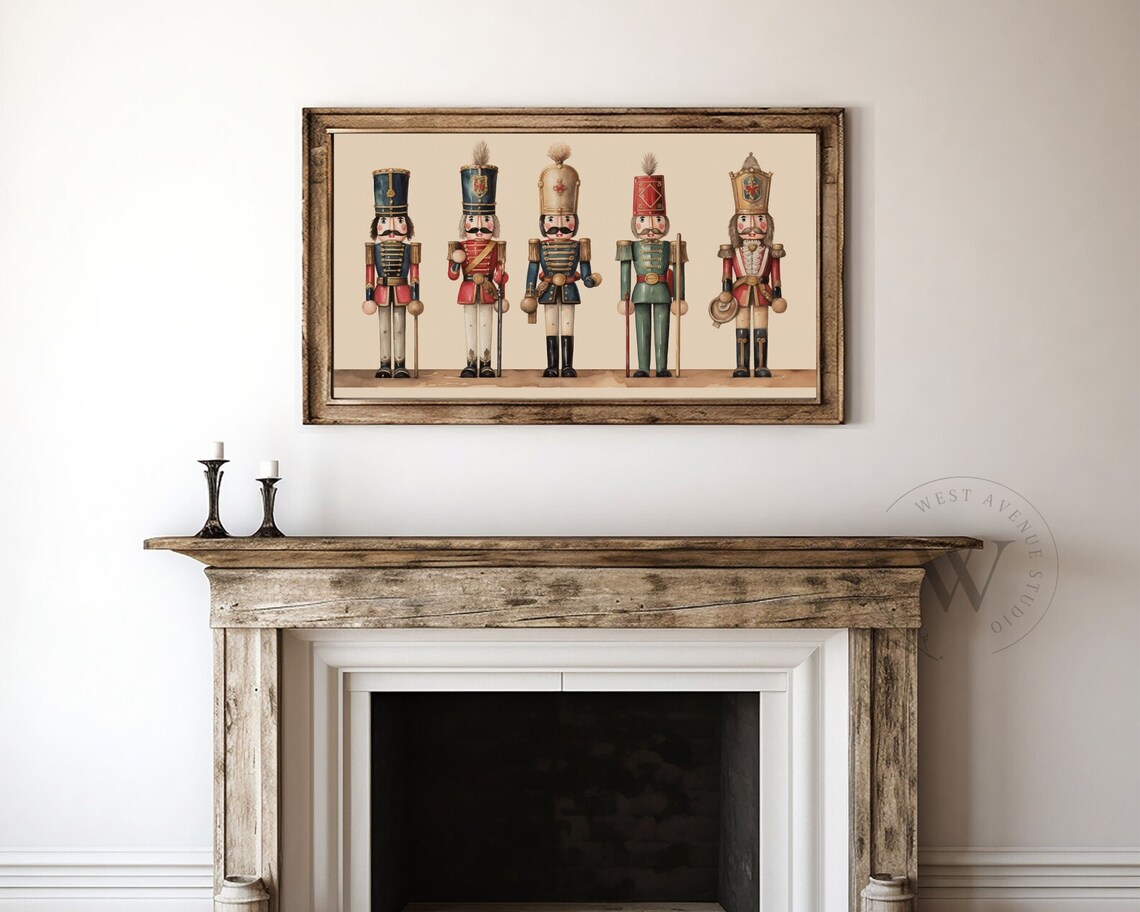 Christmas Nutcrackers Holiday Decor Art Print - Image 4