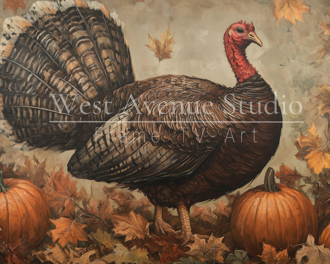 Thanksgiving Edition Set of 8 Vintage Fall Farmhouse Wall Art Prints - Image 3