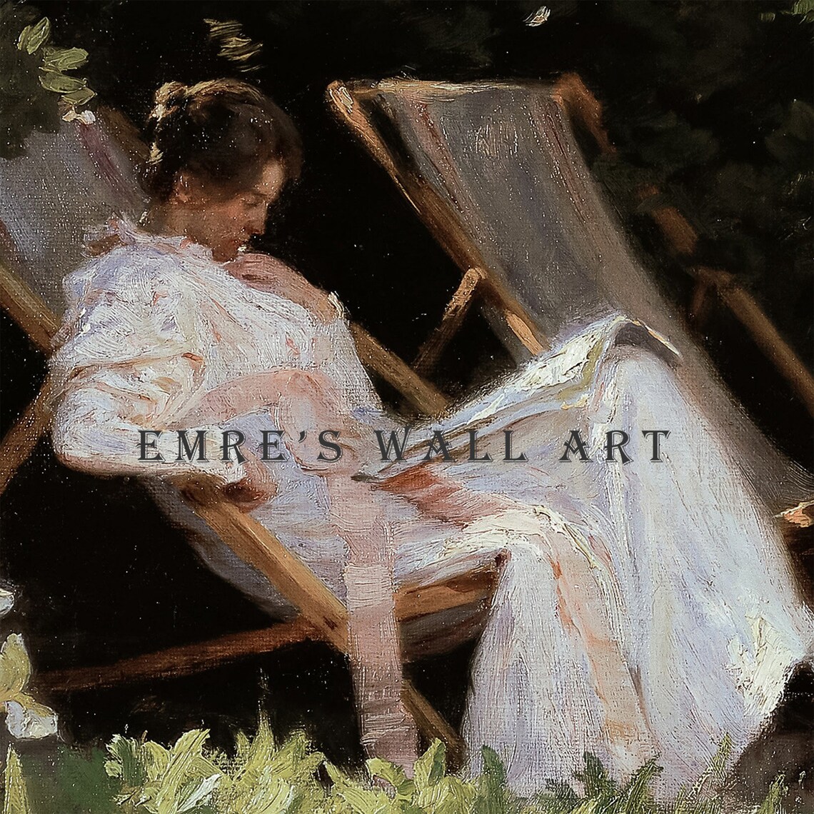 Vintage Summer Painting, French Country Art Print - Image 2