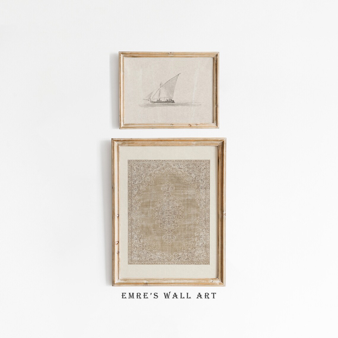 Neutral Gallery Wall Art Set, Vintage Sketch Print - Image 5