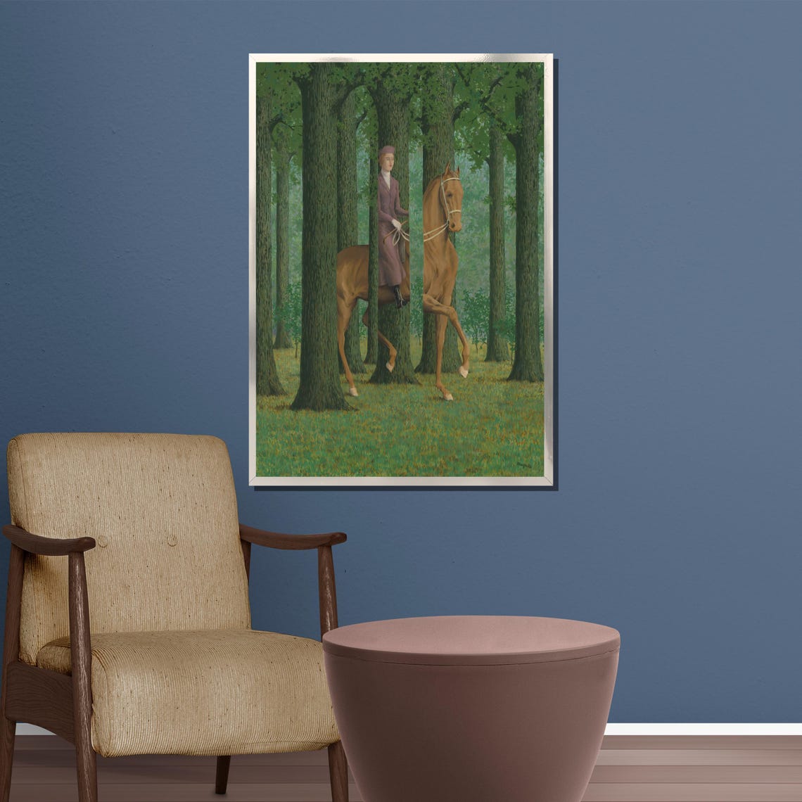 Rene Magritte The Blank Signature Surrealist Forest Puzzle Poster - Image 5
