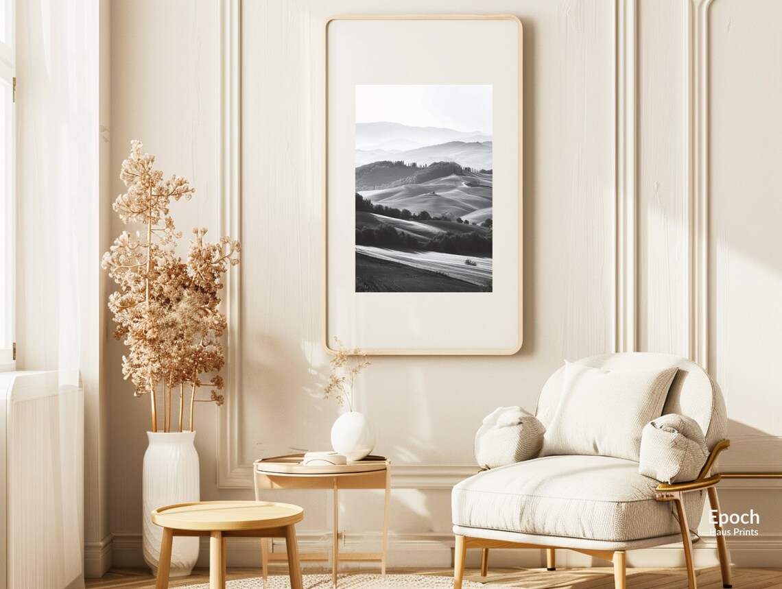 Tuscany Italy Rolling Hills, Landscape Photo - Image 3