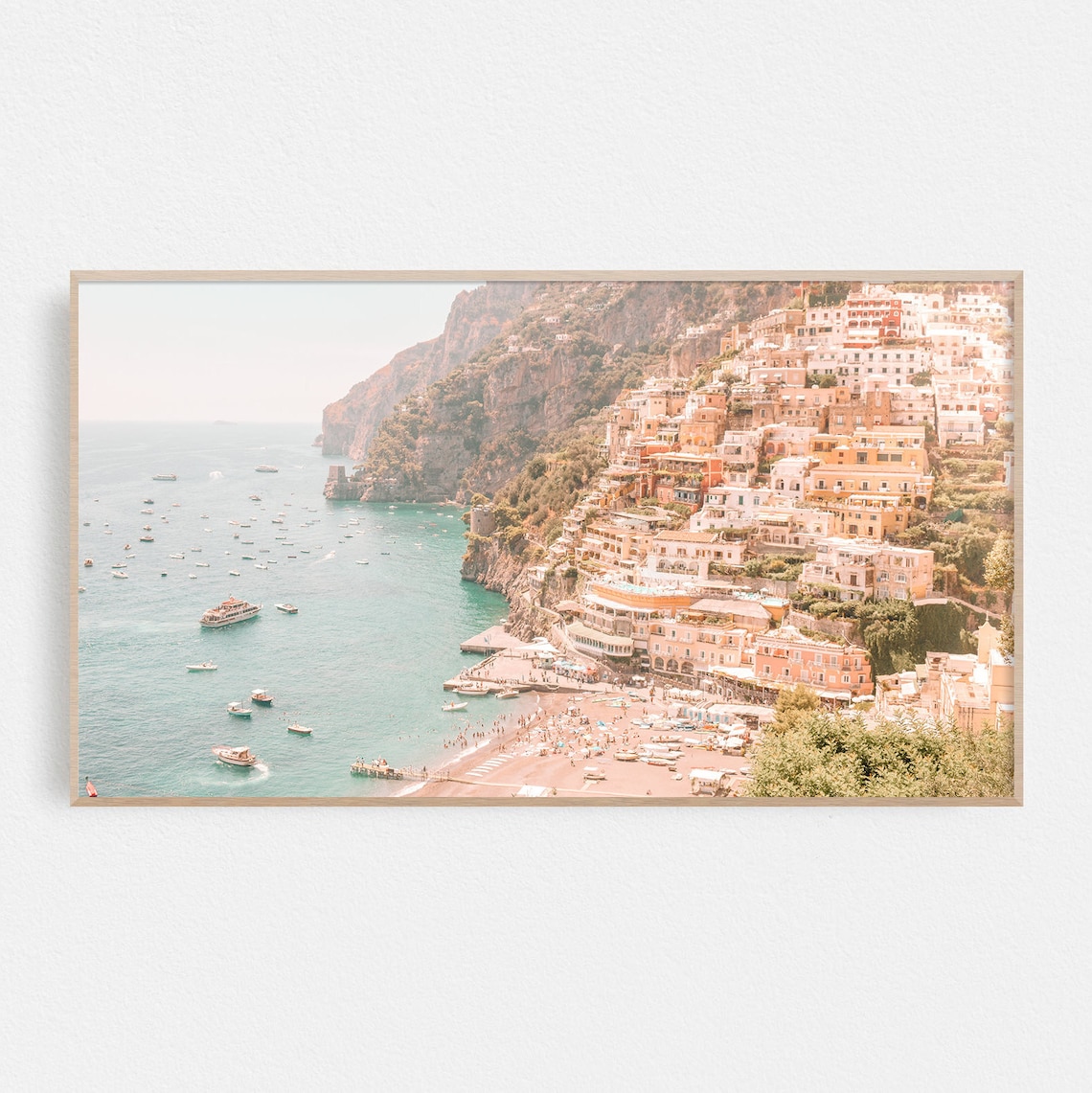 Positano Italy Amalfi Coast Village Seaside Photography Print