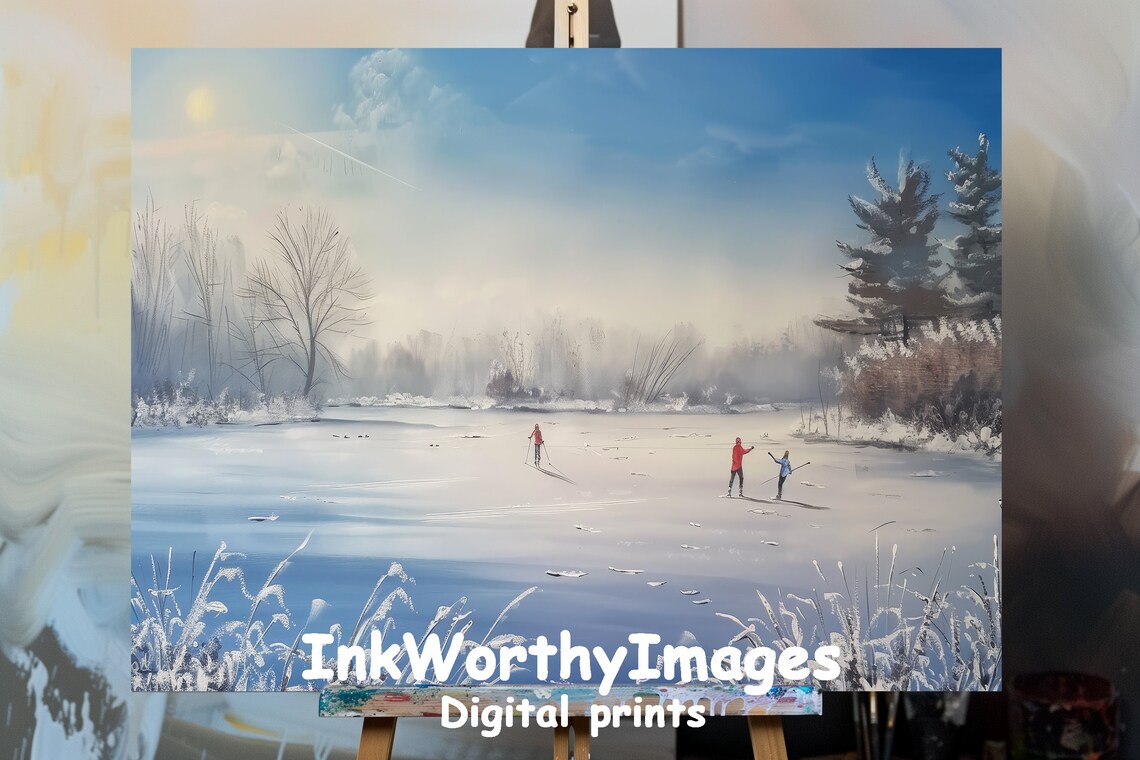 Winter Wonderland - Contemporary Travel Poster