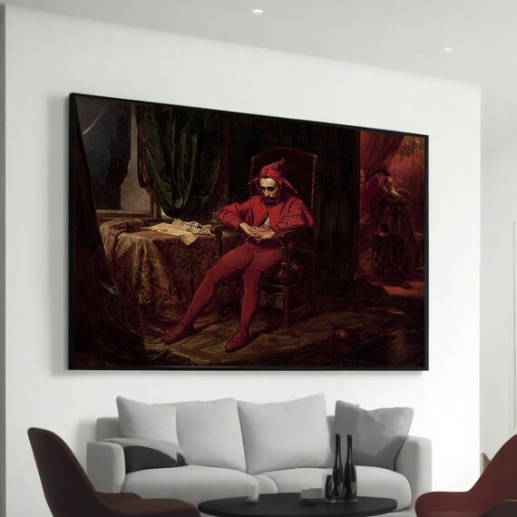 Jan Matejko Stanczyk Sad Court Jester Classic Polish Painting Poster