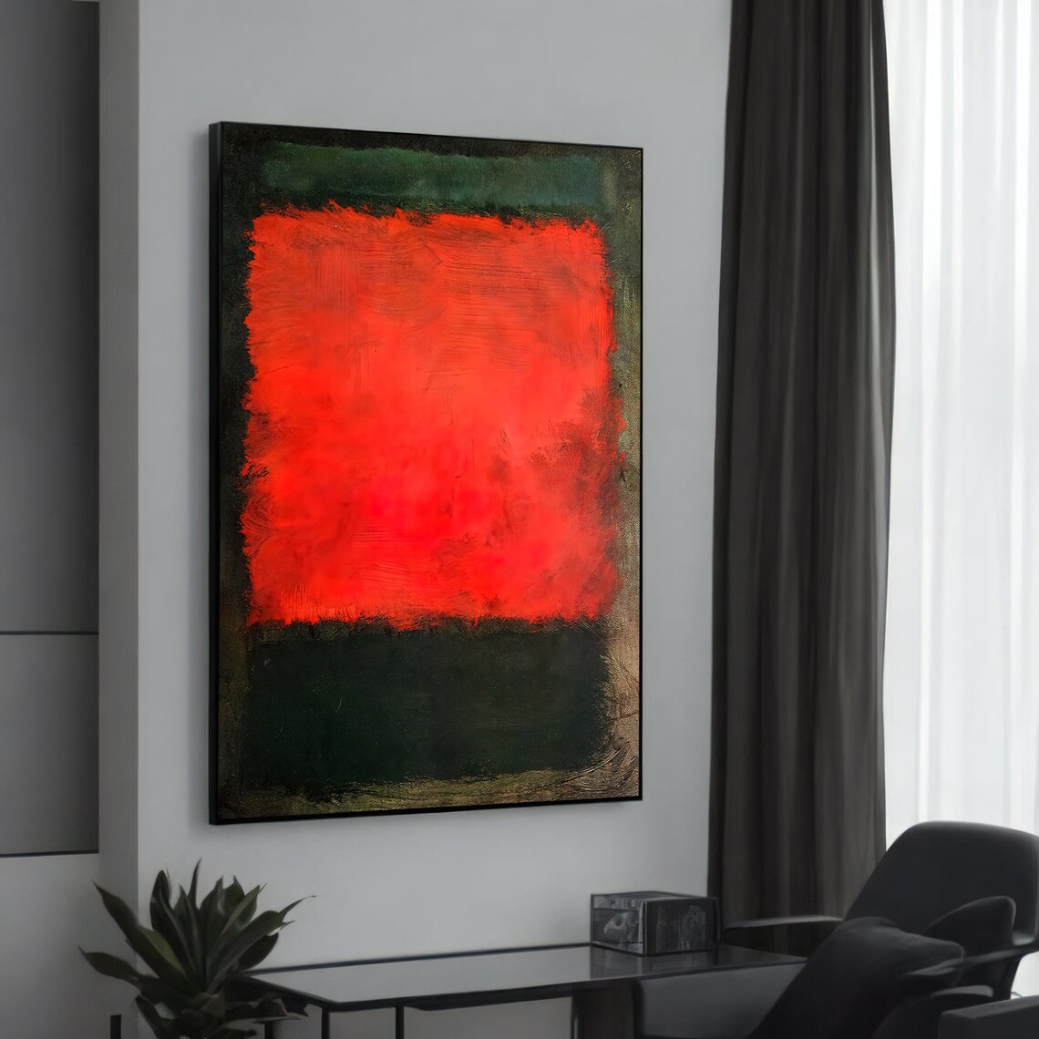 Mark Rothko Abstract Art Print, Modern Home Decor