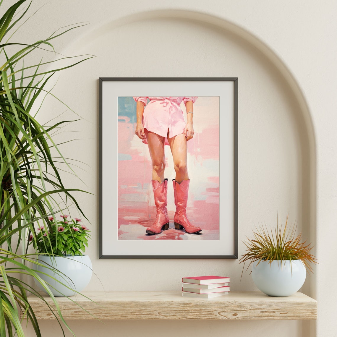 Cowgirl Wall Art Print Aesthetic Girly Decor Minimal Modern Western Poster Boho Trendy Artwork P 399 - Image 2