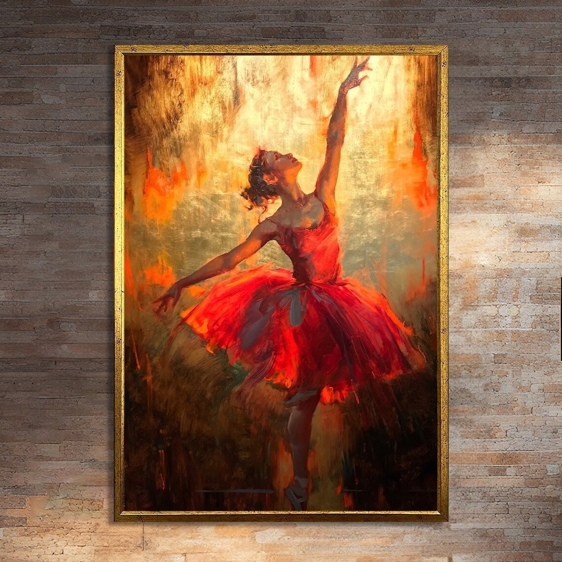 Elegant Ballet Dancer Poster, Graceful Ballerina