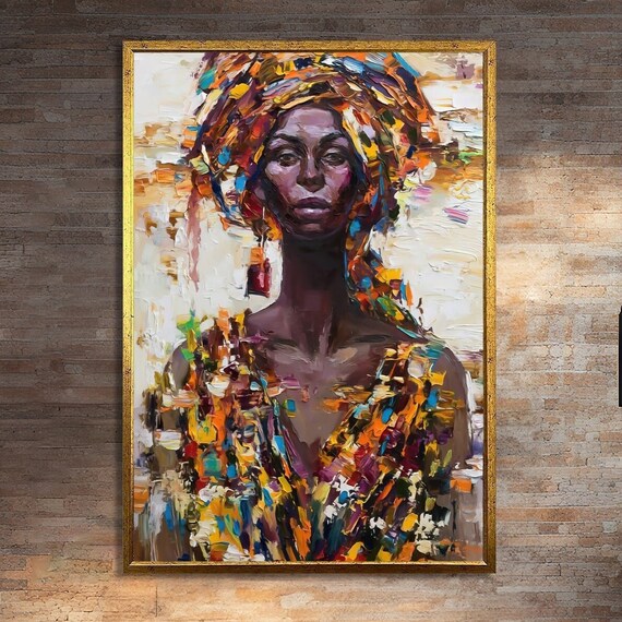 African Woman Art, Contemporary Style