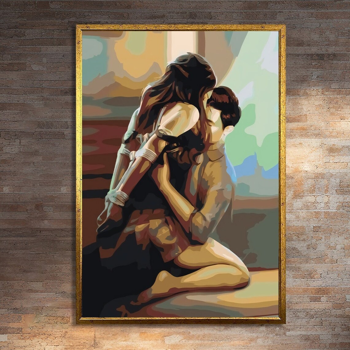 Intimate Moments, Erotic Painting for Home Decor