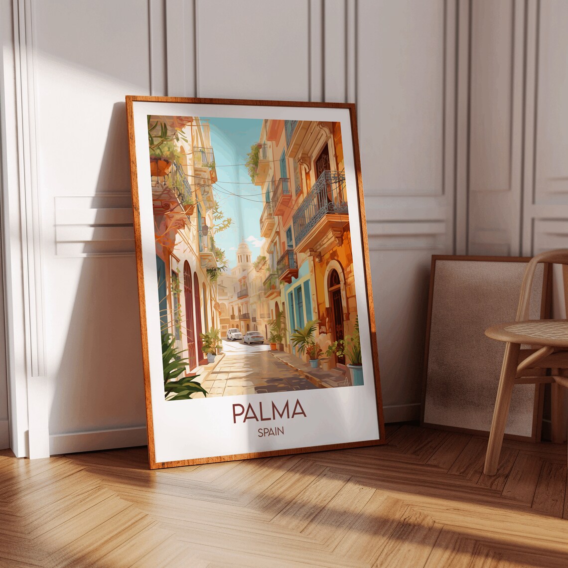 Palma Travel Poster, Spain Custom Personalised Art - Image 4