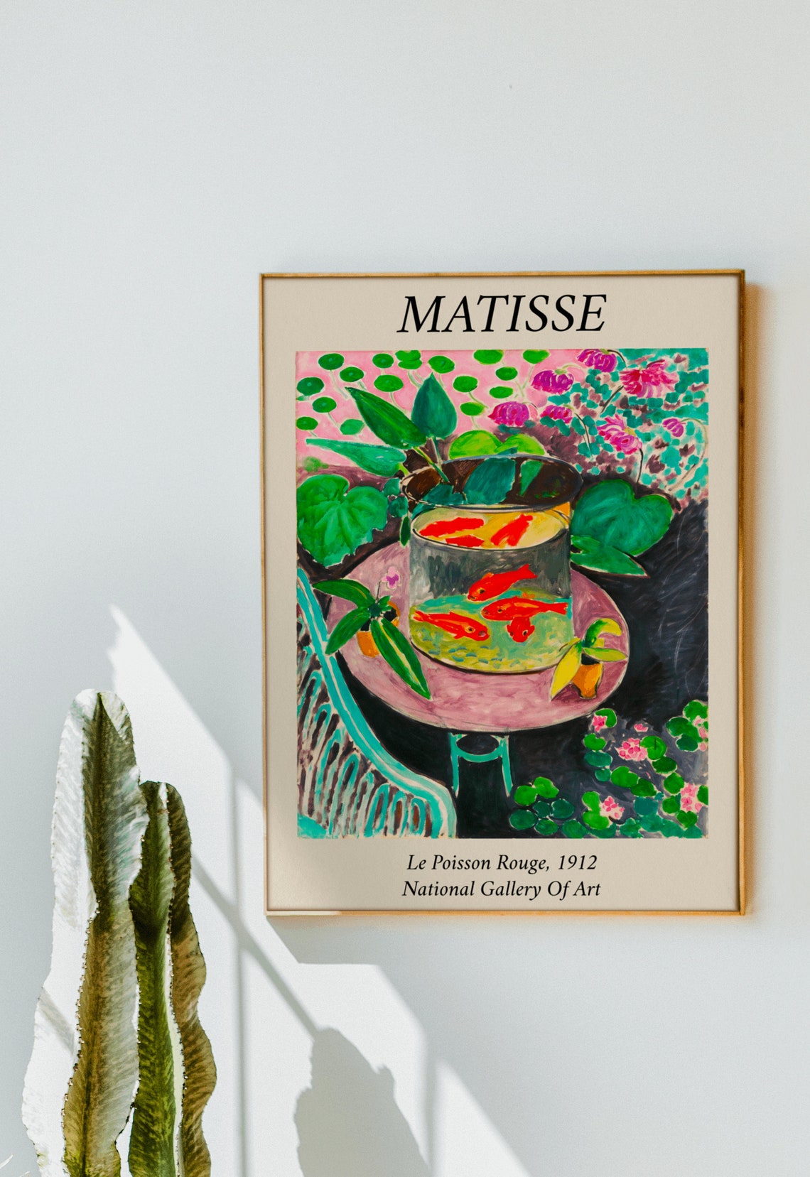 Henri Matisse Le Poisson Rouge 1912 Bordered Exhibition Poster - Image 2